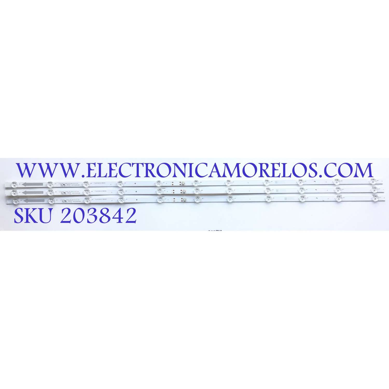 KIT DE LEDS ORIGINAL PARA TV LG 3 PIEZAS / NUMERO DE PARTE TCL50D11-ZC62AG-03D / 303TC500036D / 4C-LB500T-ZC8C / TC500M26 / 231128BC07 / 2300022353 / E469119 / PANEL LVU500CGDX E0001 / MODELO 50UP7000PUA / 50UP7000PUA.CUSYLH